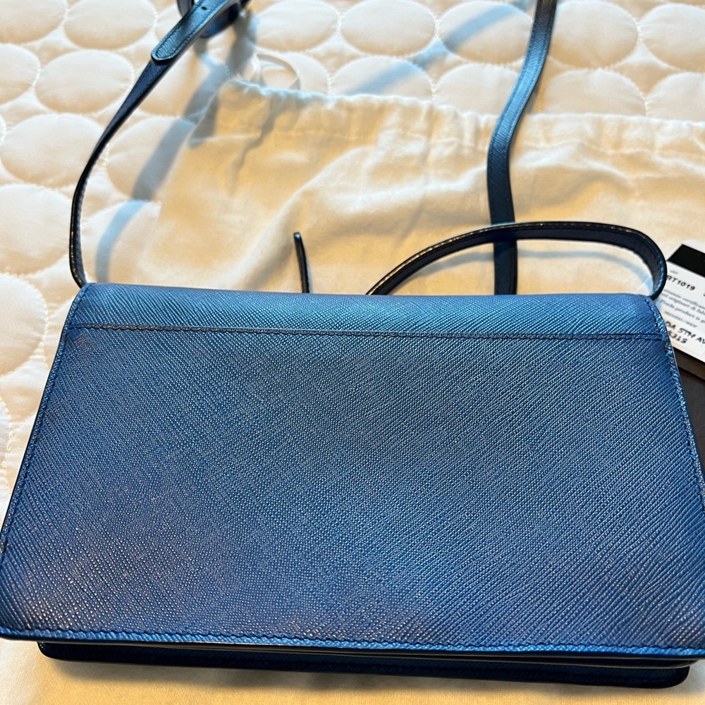 Prada Blue Saffiano Crossbody - Picture 2 of 5